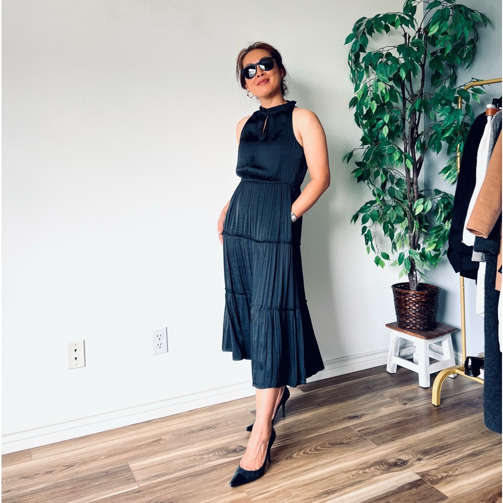 GAP Tiered Ruffle Midi Dress
